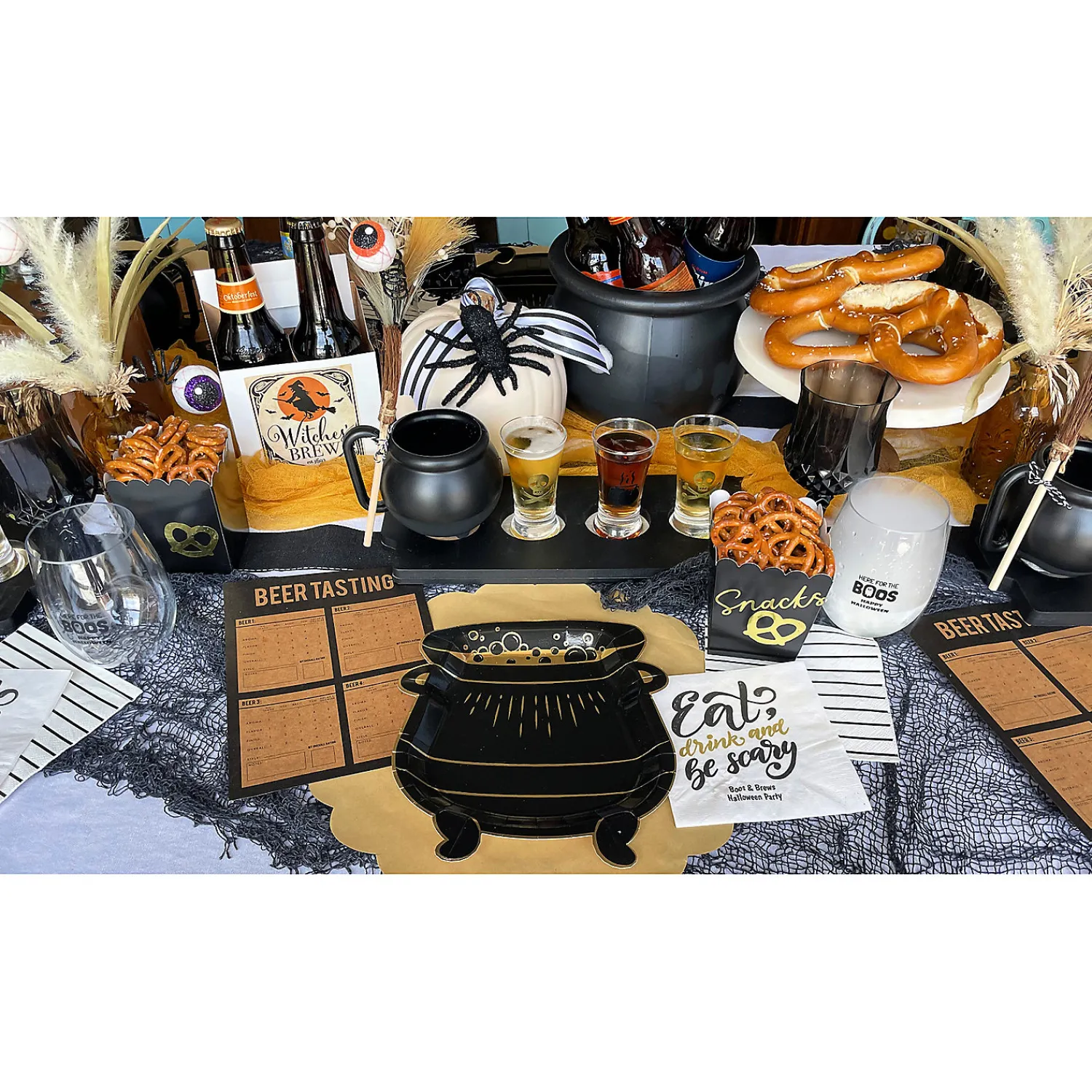 my_minds_eye_spellbound_c_2.webp My Mind's Eye Spellbound Cauldron-Shaped Paper Dessert Plates - 8 Ct.<Oriental Trading Discount