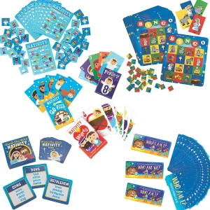 Oriental Trading Games*Nativity Classroom Or Game Night Assortment - 5 Games