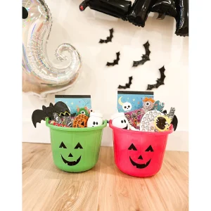 Neon Jack-O'-Lantern Bpa-Free Plastic Trick-Or-Treat Buckets - 12 Pc.<Oriental Trading Flash Sale
