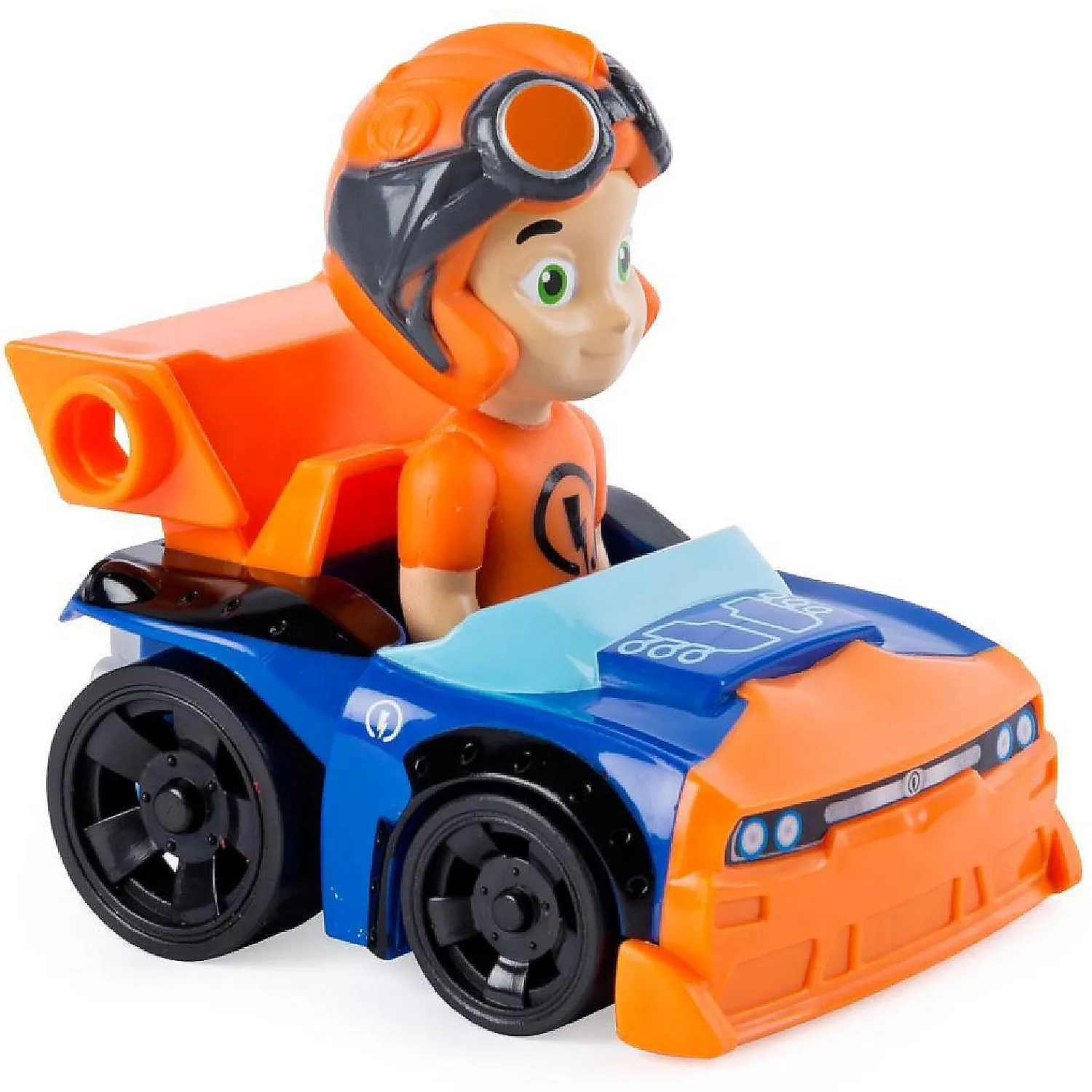 nickelodeon_rivets_rusty__0.webp Oriental Trading Character Toys*Nickelodeon Rivets Rusty Racer Orange Car Collectible Kids Toy Spin Master