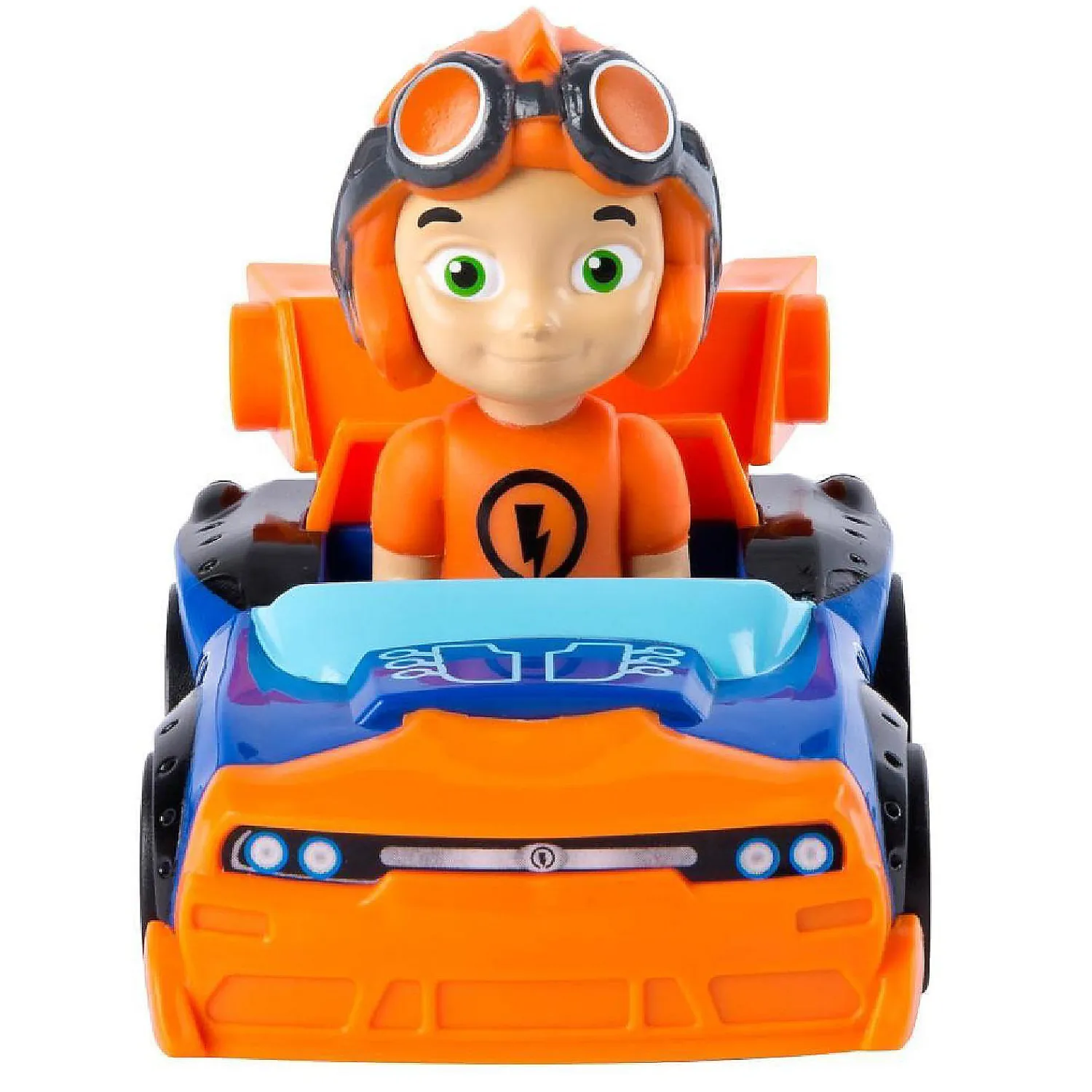 nickelodeon_rivets_rusty__1.webp Oriental Trading Character Toys*Nickelodeon Rivets Rusty Racer Orange Car Collectible Kids Toy Spin Master