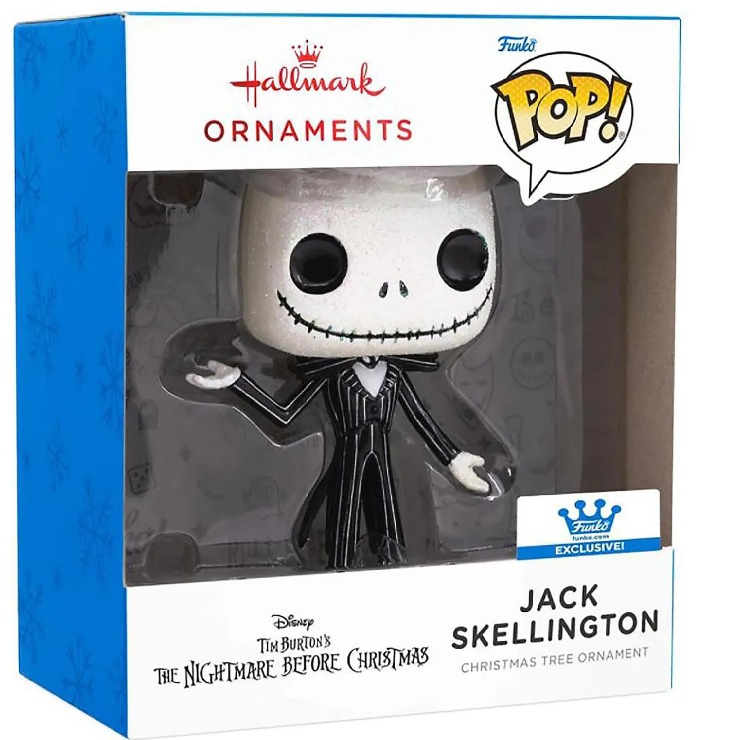 nightmare_before_christma_2.webp Nightmare Before Christmas Jack Skellington Glitter Holiday Ornament<Oriental Trading Best