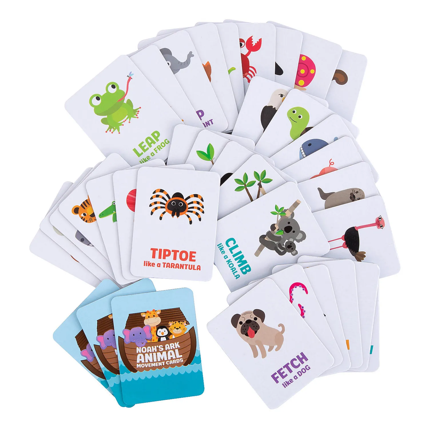 noahs_ark_animal_movement_0.webp Oriental Trading Playing Cards*Noah's Ark Animal Movement Cards