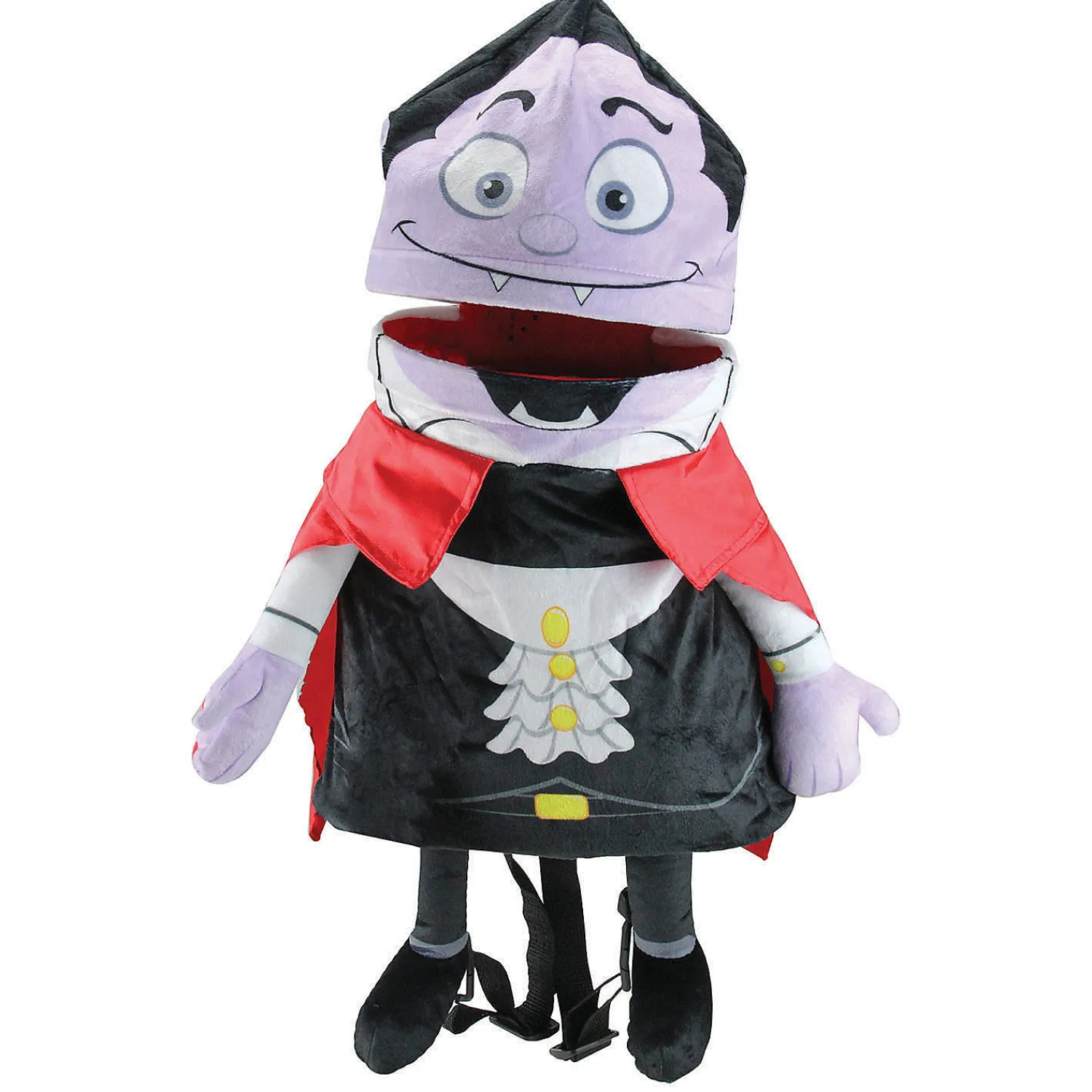 northlight__black_and_red_0.webp Northlight 21" Black And Red Vampire Unisex Child Trick Or Treat Halloween Bag Costume Accessory<Oriental Trading Clearance