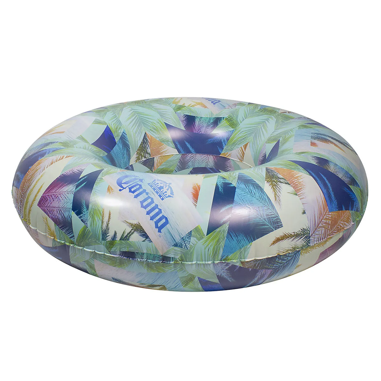 northlight__inflatable_co_1.webp Northlight 36" Inflatable Corona Palm Trees Swimming Pool Tube Ring<Oriental Trading Shop