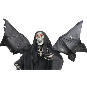 Northlight 66" Pre-Lit Black And Red Sonic Skeletal Reaper With Wings Halloween Decor<Oriental Trading Cheap