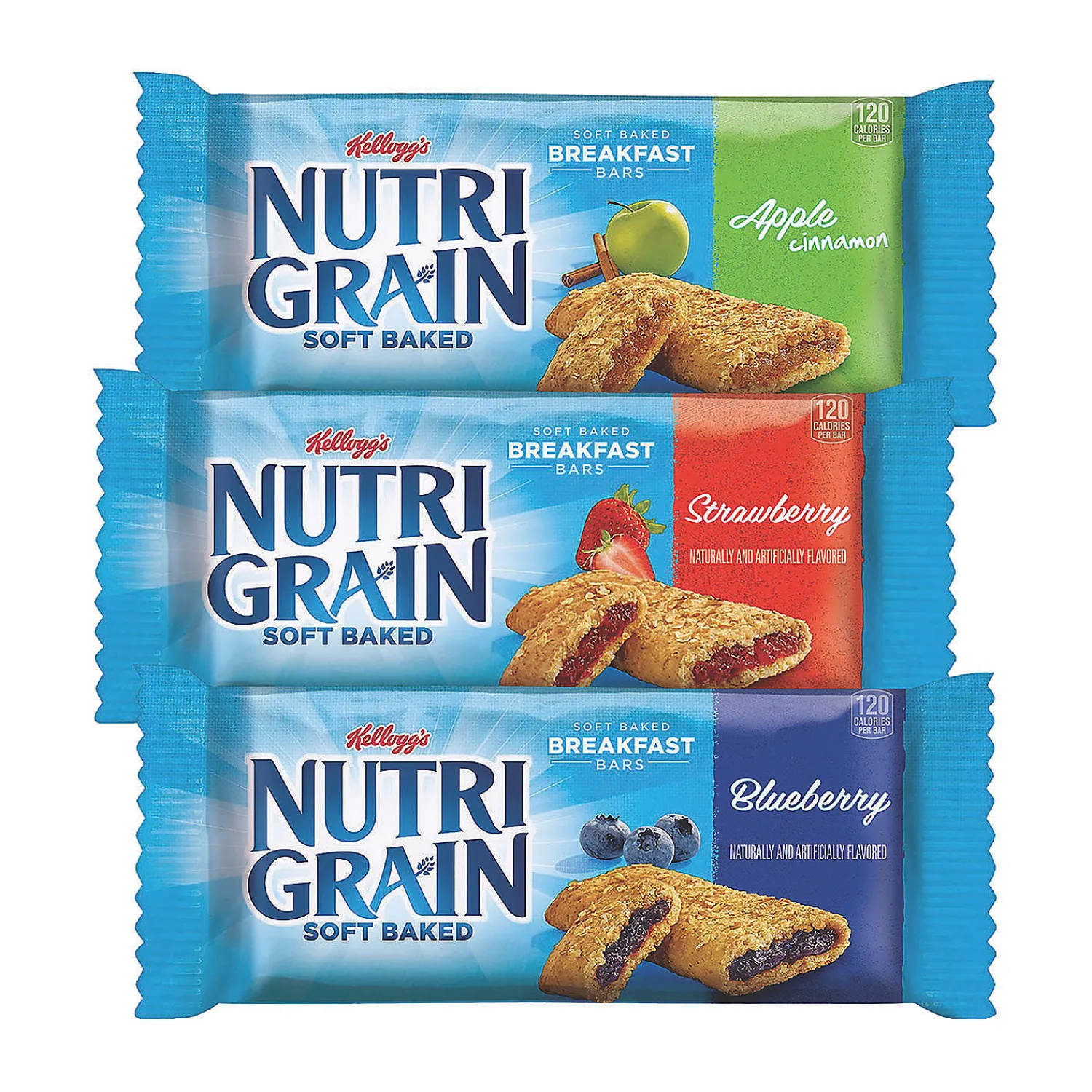 nutrigrain_soft_baked_bre_2.webp Nutri-Grain Soft Baked Breakfast Bars Variety, 1.3 Oz, 48 Count<Oriental Trading Best