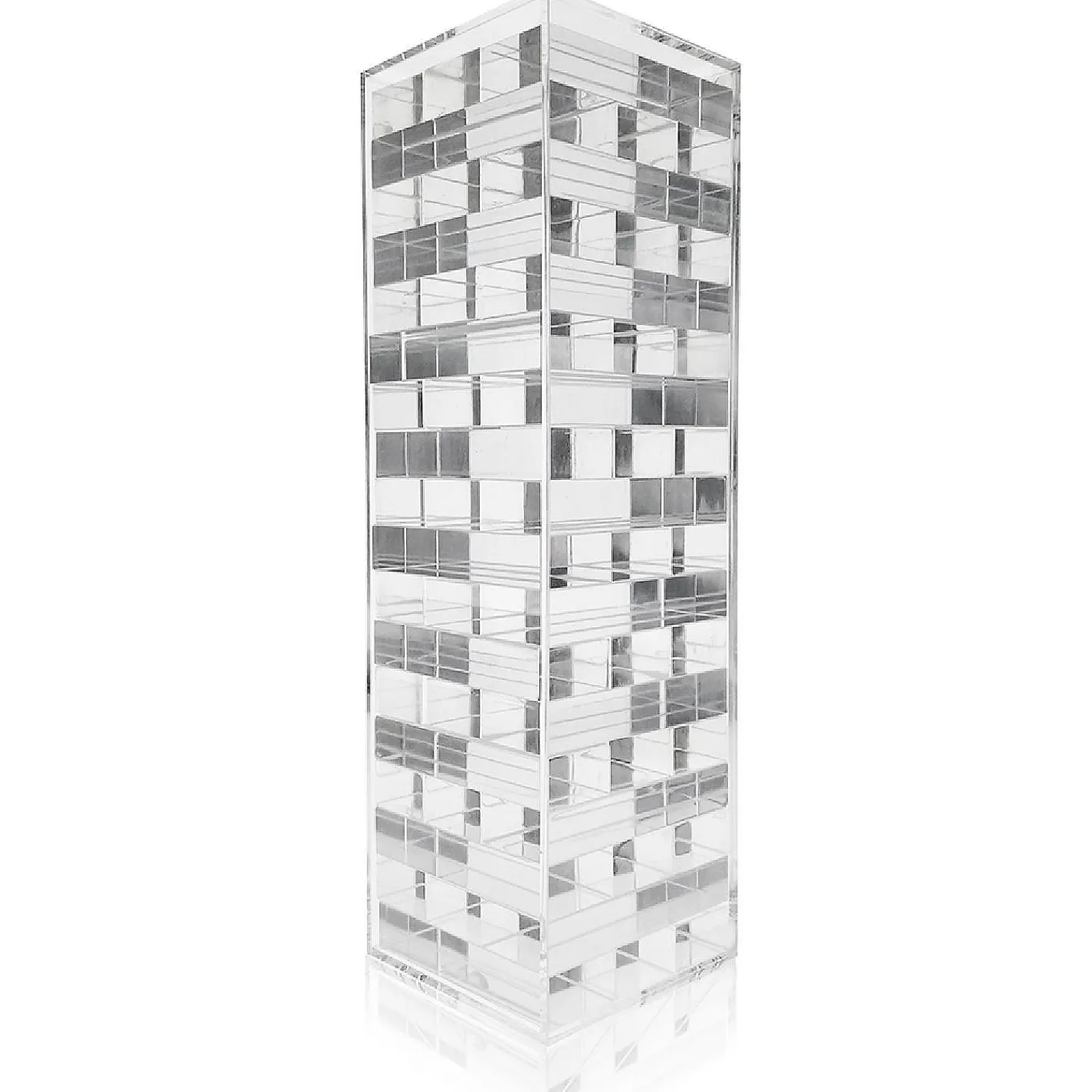 ondisplay_d_luxe_acrylic__0.webp Oriental Trading Games*Ondisplay 3D Luxe Acrylic Stacking Tower Puzzle Game (Clear)