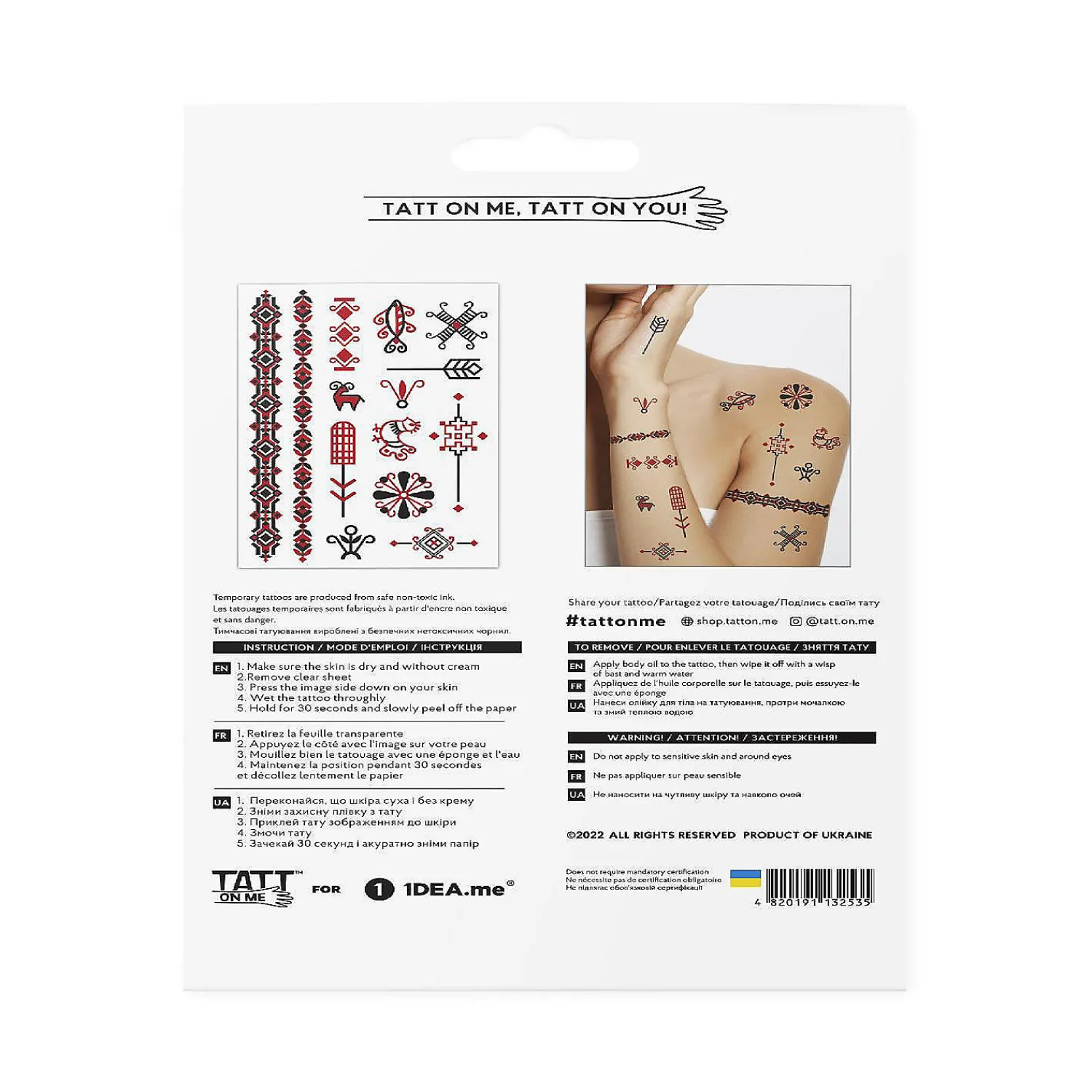 ornaments_mix_tattoo_set_0.webp Oriental Trading Temporary Tattoos*Ornaments Mix Tattoo Set
