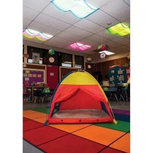 Oriental Trading Pretend Play*Pacific Play Tents Cozy Shade - 24 In X 54 In - Striped (Set Of 4)