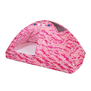 Oriental Trading Pretend Play*Pacific Play Tents Pink Camo Bed Tent - Twin Size