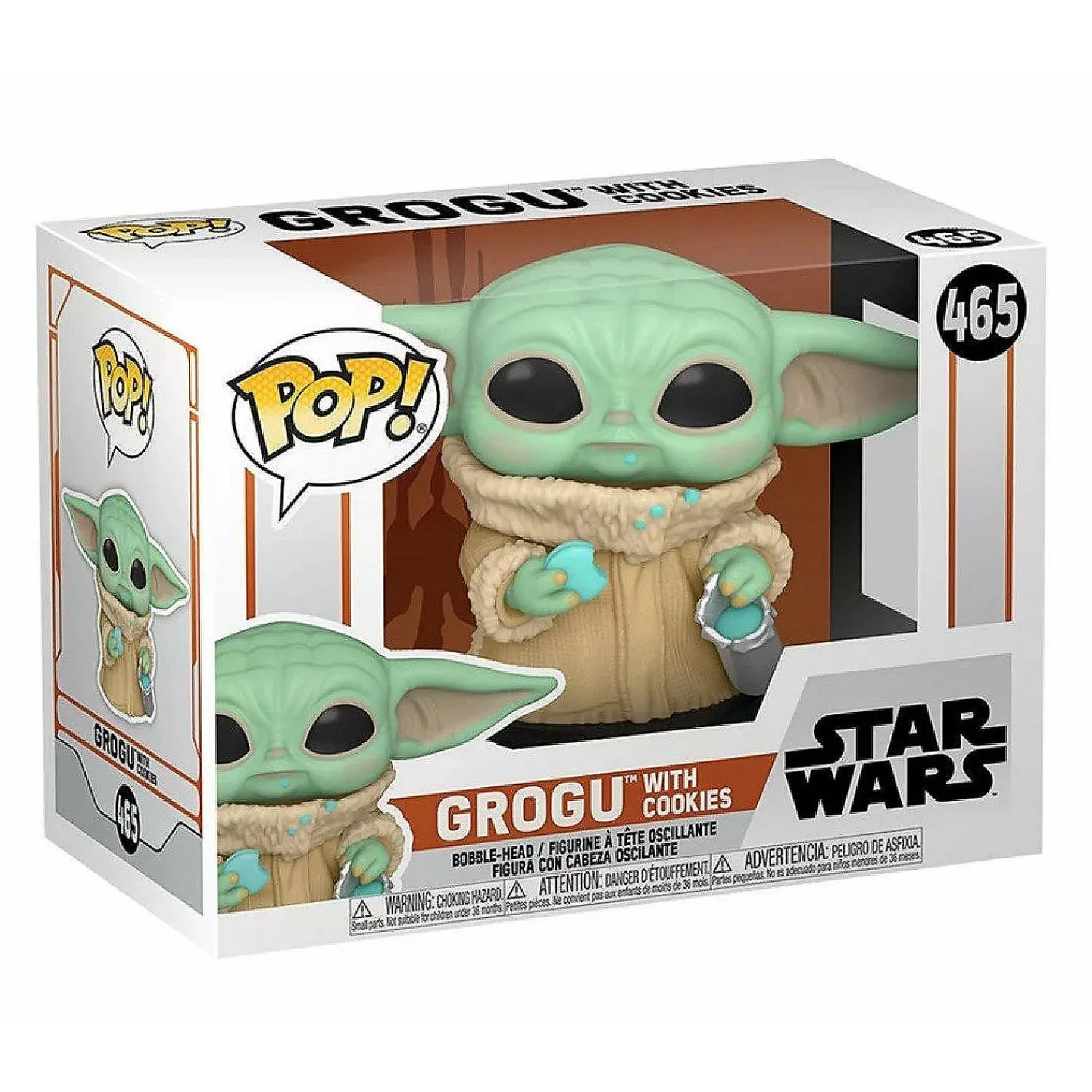 pack_funko_pop_bobblehea_1.webp Oriental Trading Character Toys*2 Pack Funko Pop! Bobbleheads Luke Skywalker & Grogu With Cookies