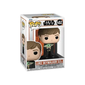 Oriental Trading Character Toys*2 Pack Funko Pop! Bobbleheads Luke Skywalker & Grogu With Cookies