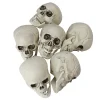 Pack Of 6 Skull Head Halloween Decorations 3.5"<Oriental Trading Outlet