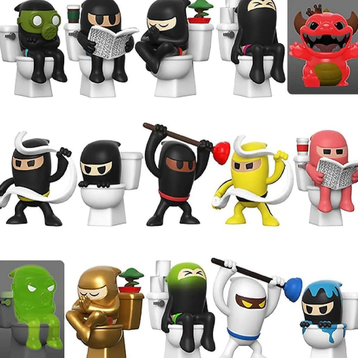 paka_paka_funko_capsule_m_2.webp Oriental Trading Character Toys*Paka Paka Funko Capsule Mystery Figure Toilet Ninja One Random