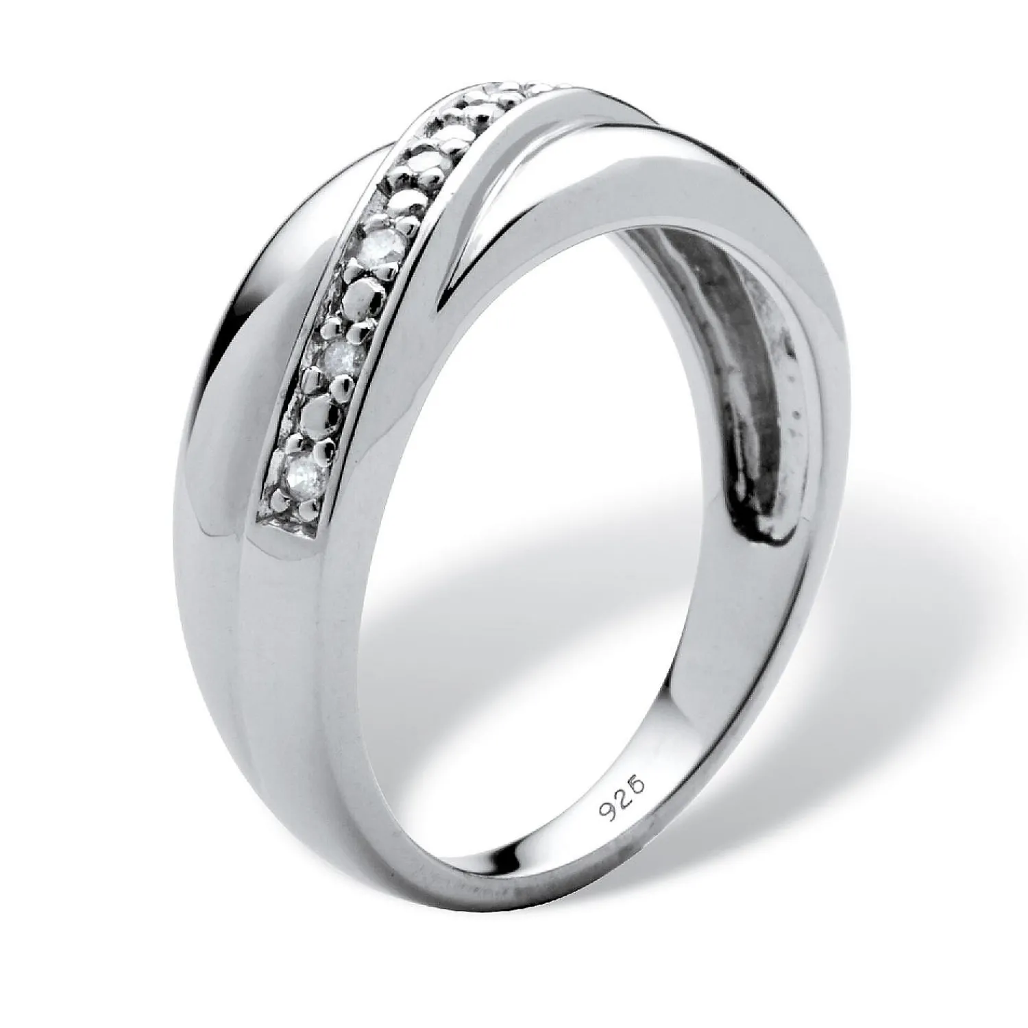 palmbeach_jewelry_mens_pl_1-2.webp Oriental Trading Rings*Palmbeach Jewelry Men's Platinum-Plated Sterling Silver Round Genuine Diamond Wedding Band Ring (1/8 Cttw, I Color, I3 Clarity) Sizes 8-16