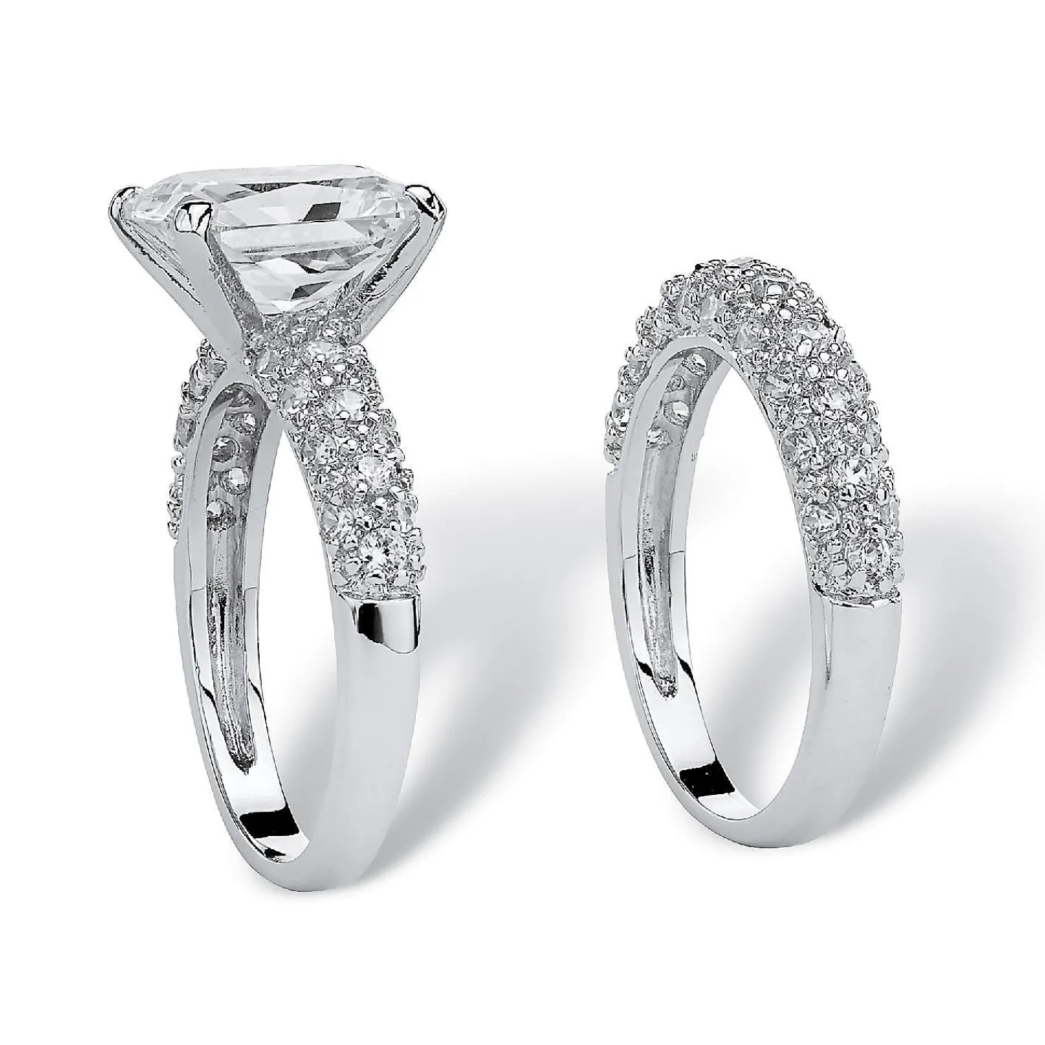 palmbeach_jewelry_platinu_1-3.webp Oriental Trading Rings*Palmbeach Jewelry Platinum-Plated Emerald Cut Cubic Zirconia Bridal Ring Set Sizes 5-10