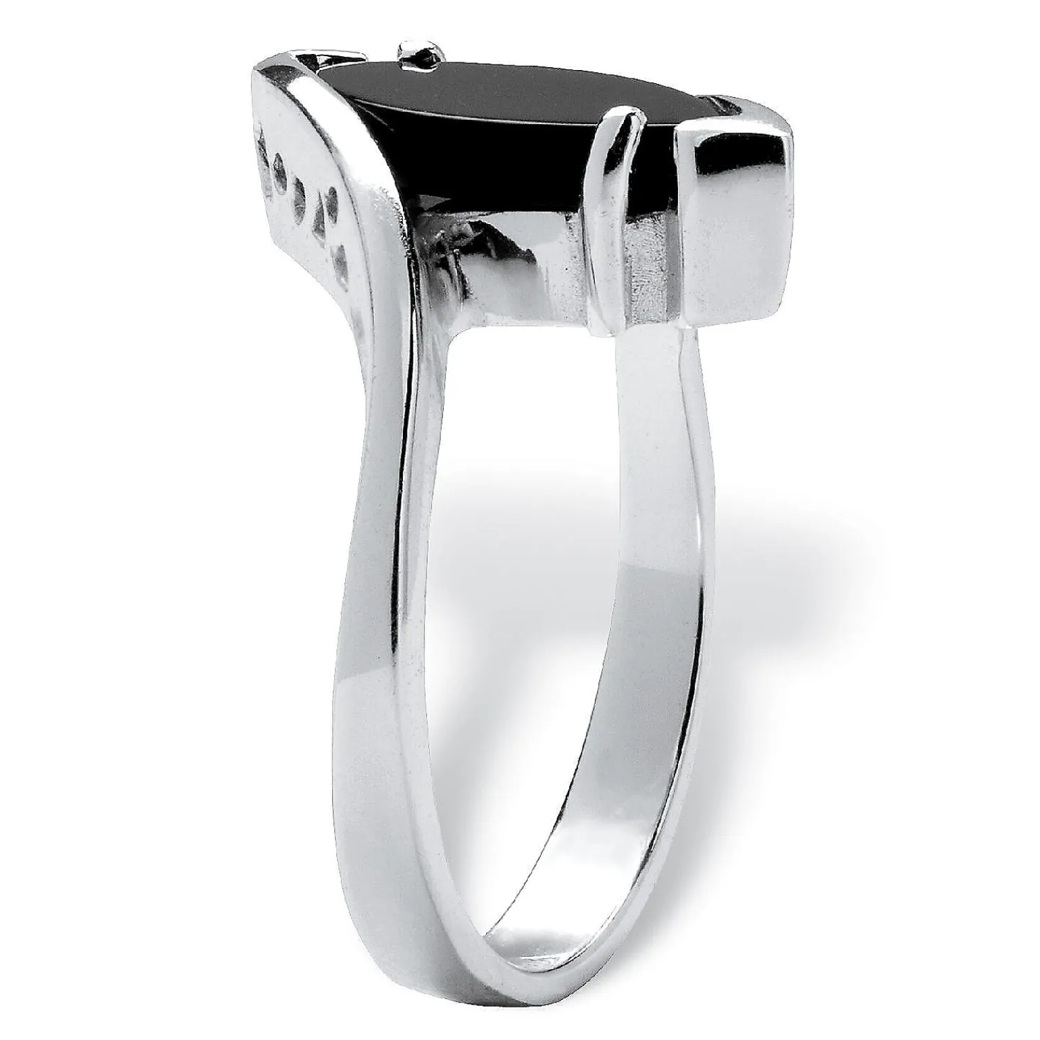 palmbeach_jewelry_sterlin_1-3.webp Oriental Trading Rings*Palmbeach Jewelry Sterling Silver Marquise Shaped Natural Black Onyx Bypass Ring Sizes 5-12