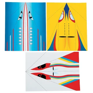 Paper Airplanes - 24 Pc.<Oriental Trading Fashion
