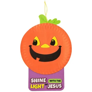 Paper Plate & Foam Christian Pumpkin Craft Kit - Makes 12<Oriental Trading Flash Sale