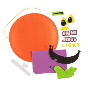 Paper Plate & Foam Christian Pumpkin Craft Kit - Makes 12<Oriental Trading Flash Sale