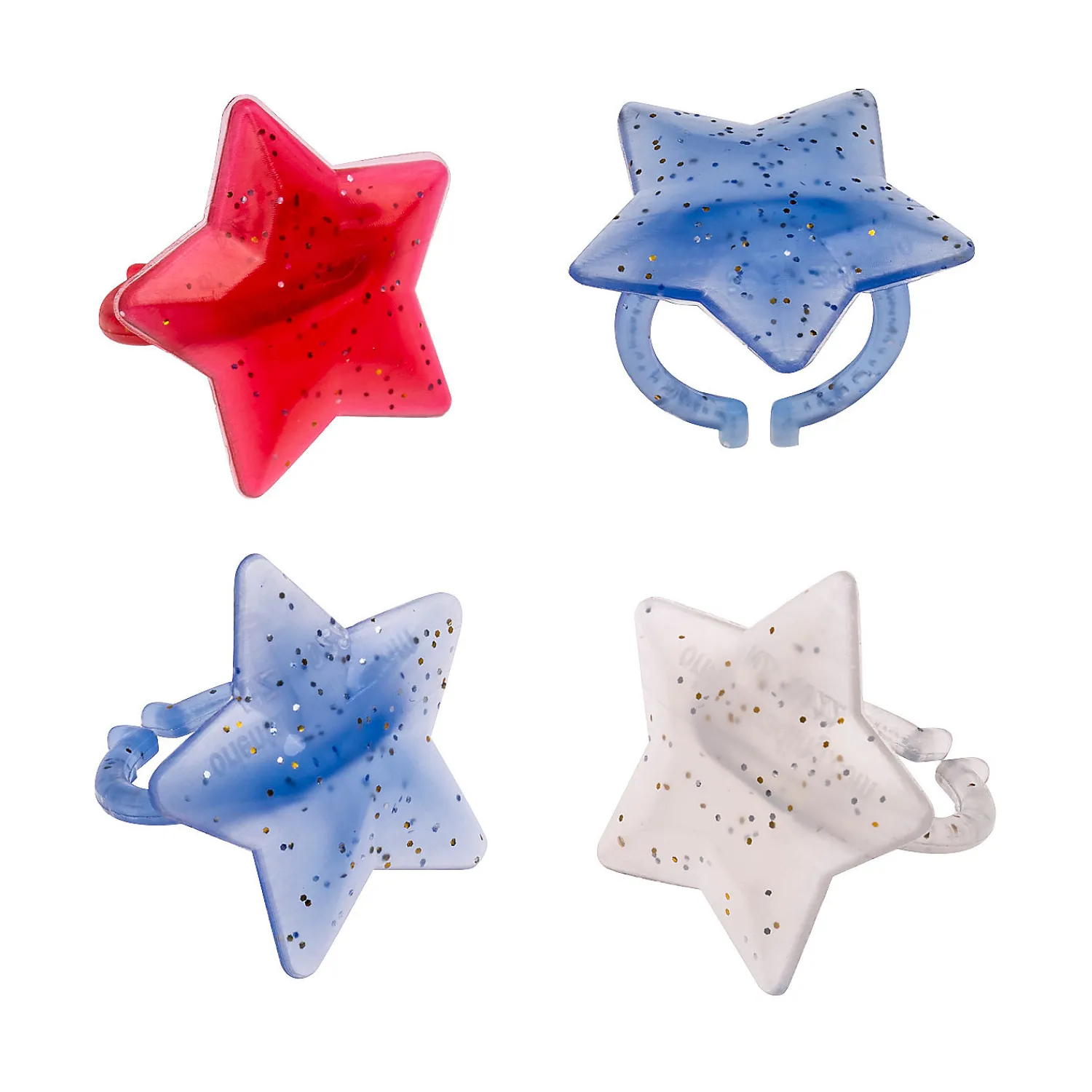 patriotic_starshaped_glit_0.webp Oriental Trading Rings*Patriotic Star-Shaped Glitter Rings - 24 Pc.