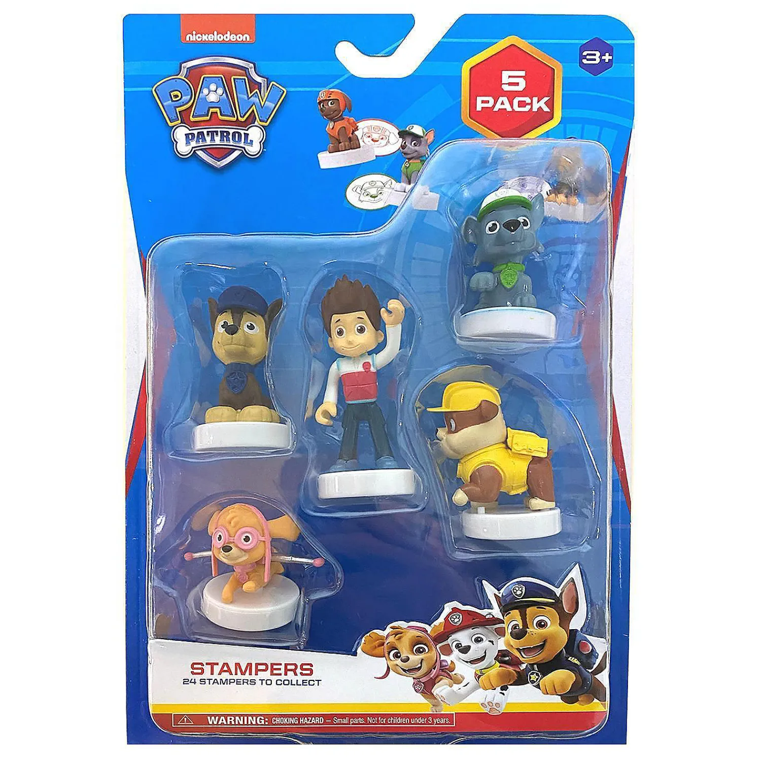paw_patrol_characters_sta_1.webp Oriental Trading Character Toys*Paw Patrol Characters Stampers 5Pk Birthday Cake Toppers Party Favor Figure Pmi International