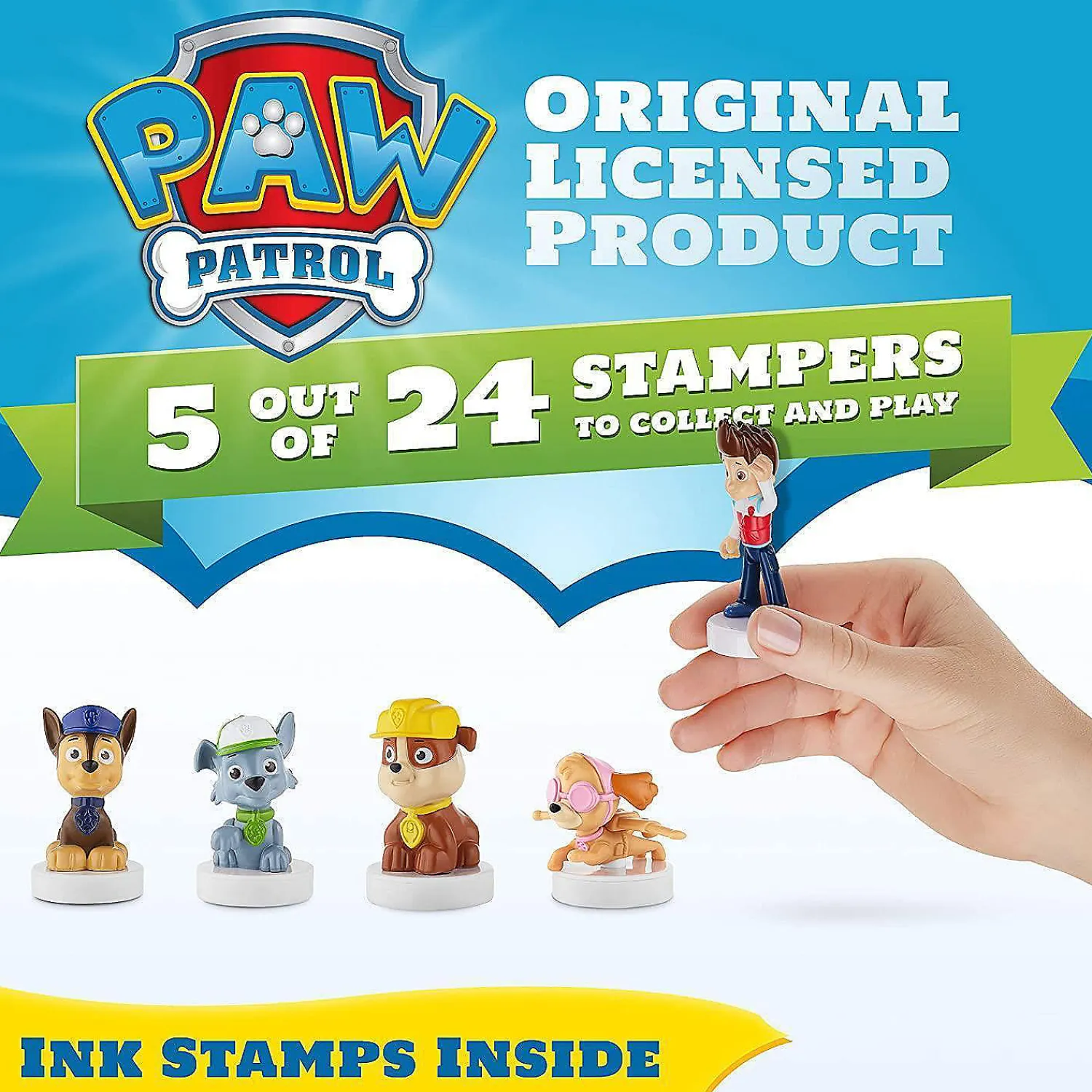 paw_patrol_characters_sta_2.webp Oriental Trading Character Toys*Paw Patrol Characters Stampers 5Pk Birthday Cake Toppers Party Favor Figure Pmi International