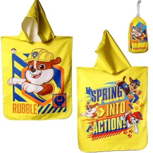 Paw Patrol, Team Rubble Hooded Bt Towel<Oriental Trading Online