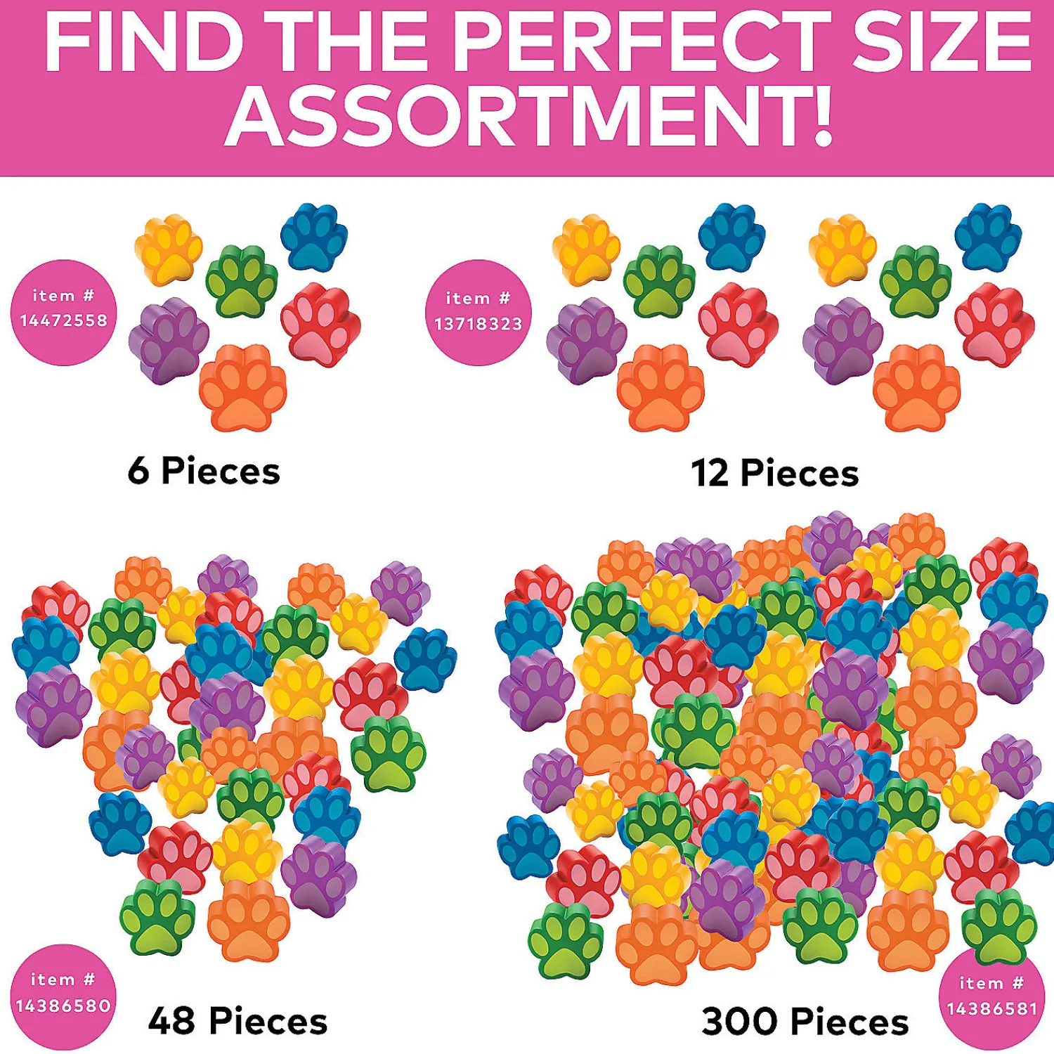 paw_print_stress_toys___p_1.webp Oriental Trading Stress Balls & Toys*Paw Print Stress Toys - 12 Pc.