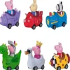Oriental Trading Character Toys*Peppa Pig Mini Buggies, 6 Pack Set - Peppa, George Pig, Zoe Zebra & Richard Rabbit In Fun Vehicles & Cars - Easter Toy Gift For Kids - Ages 2+