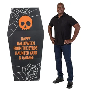 Personalized Spooky Coffin Cardboard Cutout Stand-Up<Oriental Trading Shop