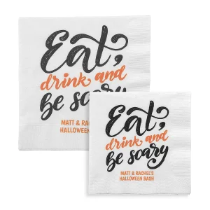 Personalized Spooky Halloween Napkins - 50 Pc.<Oriental Trading Outlet