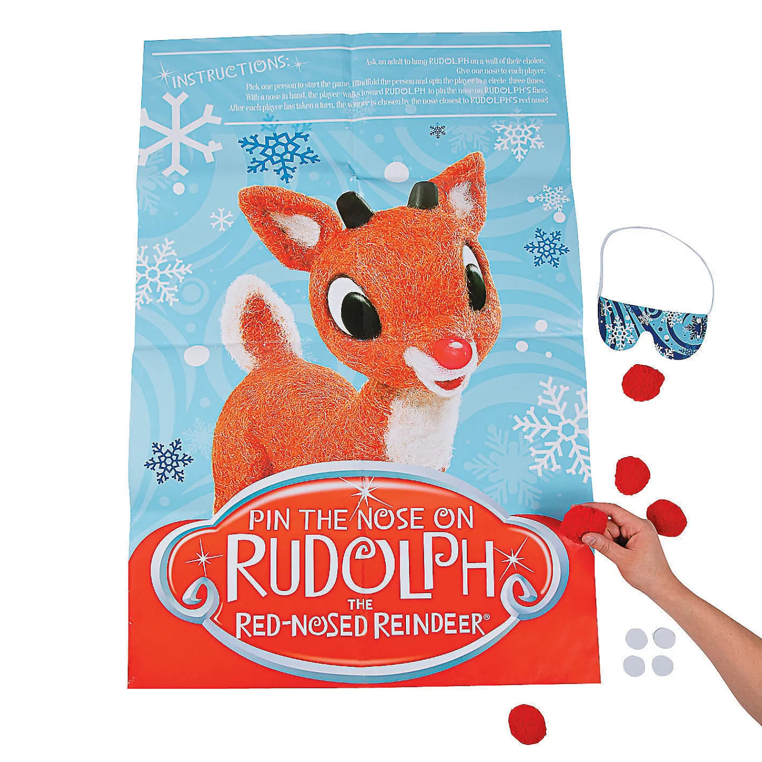 pin_the_nose_on_rudolph_t_0.webp Oriental Trading Games*Pin The Nose On Rudolph The Red-Nosed Reindeer® Party Game