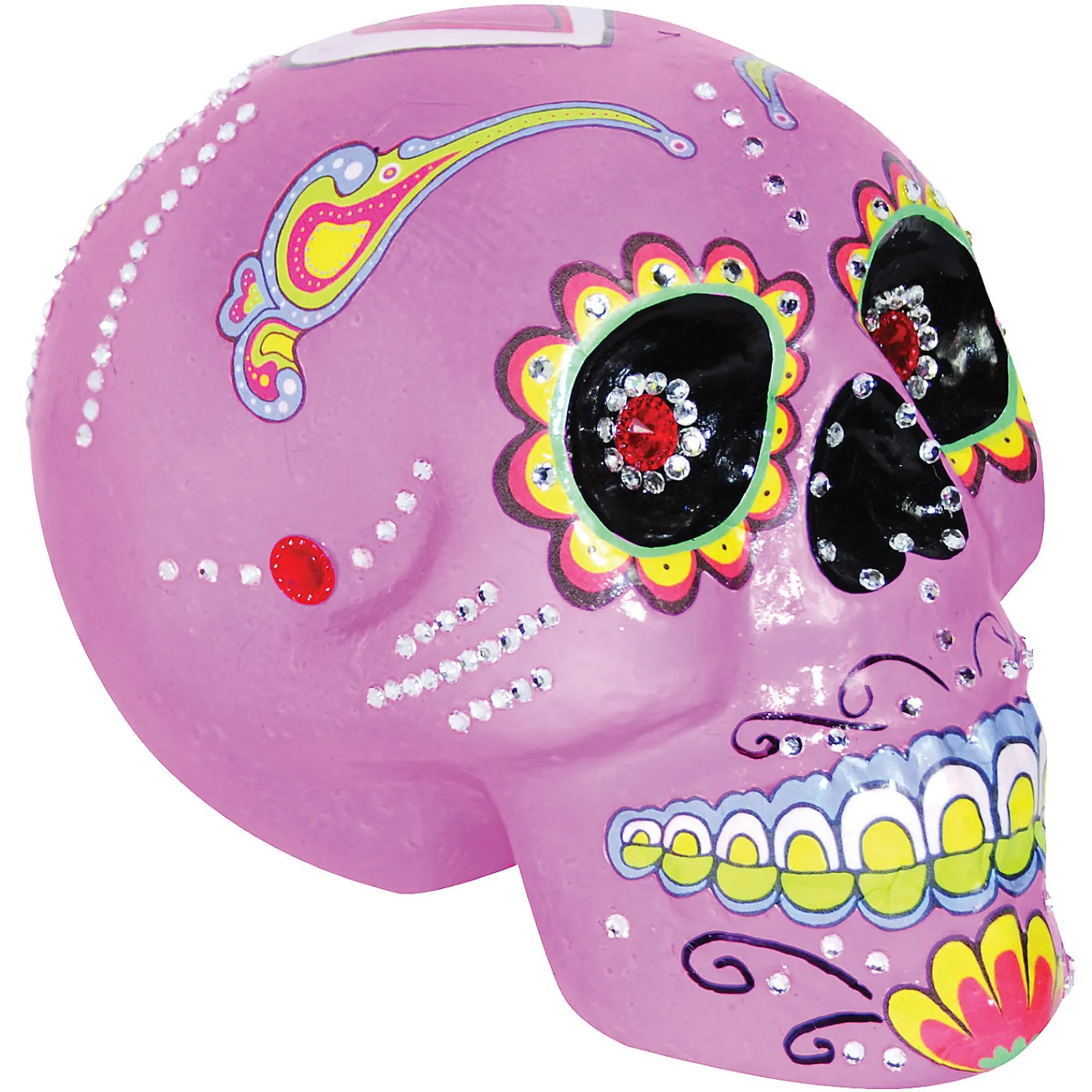 pink_sugar_skull_0.webp Pink Sugar Skull<Oriental Trading New