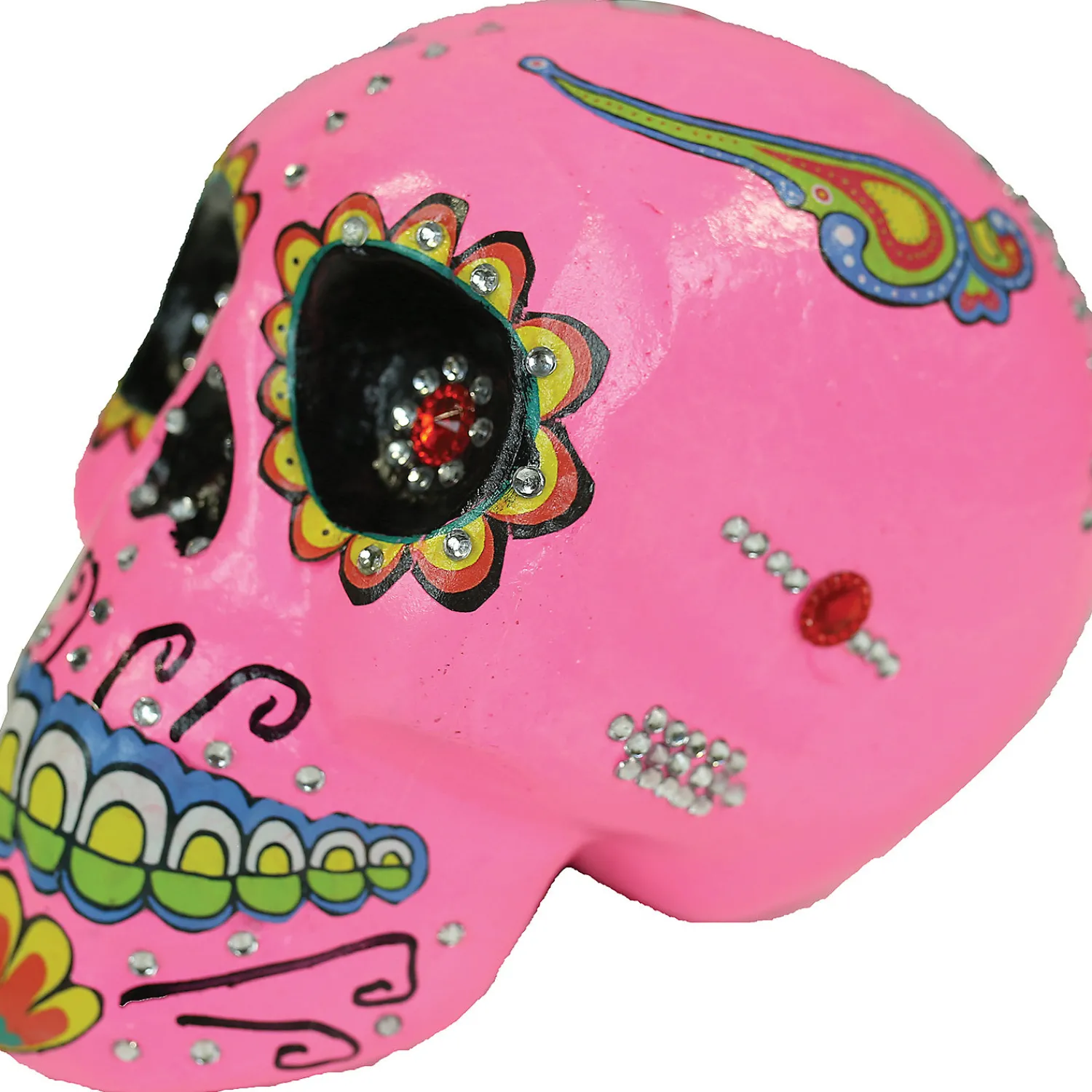 pink_sugar_skull_2.webp Pink Sugar Skull<Oriental Trading New