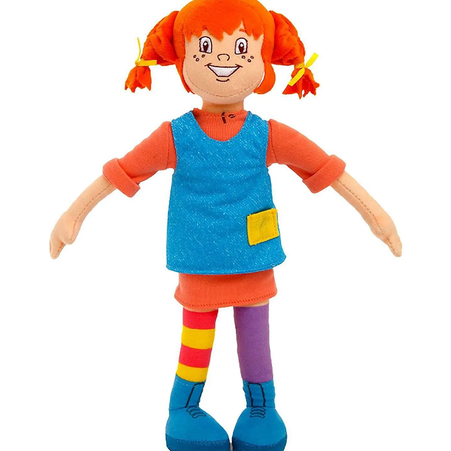 pippy_longstocking_plush__1.webp Oriental Trading Character Toys*Pippy Longstocking Plush Doll 12" Classic Swedish Kids Book Tv Character Mighty Mojo