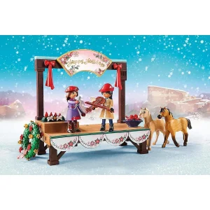 Oriental Trading Play Sets*Playmobil Spirit Riding Free Christmas Concert Dreamworks Horses Xmas Holiday Figures