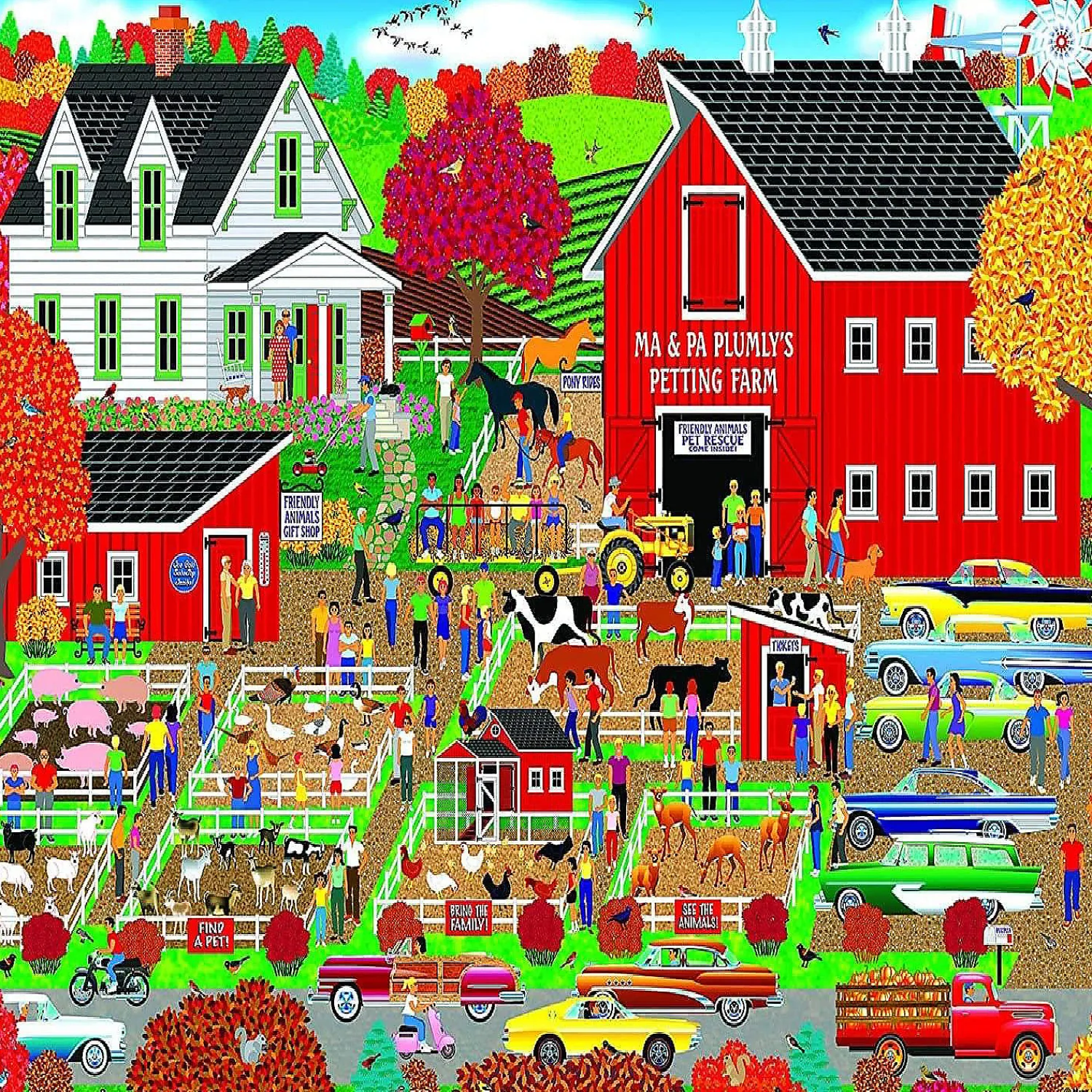 plumlys_petting_farm__pie_0.webp Oriental Trading Puzzles*Plumly's Petting Farm 1000 Piece Jigsaw Puzzle