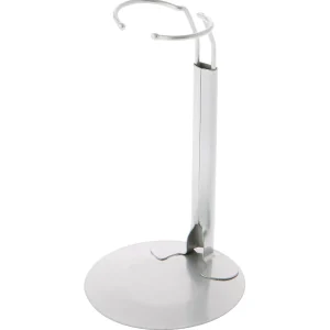 Oriental Trading Character Toys*Plymor Silver Adjustable Doll Stand, Fits 10 - 14 Inch Dolls Or Action Figures