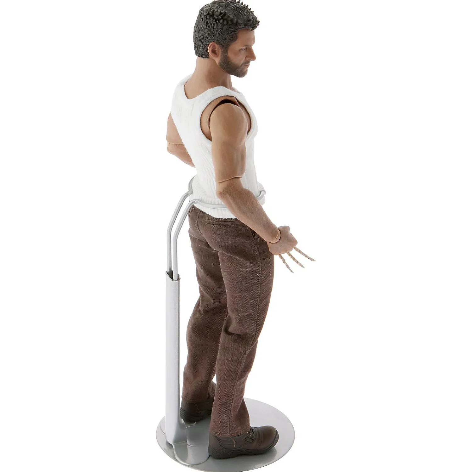 plymor_silver_adjustable__2.webp Oriental Trading Character Toys*Plymor Silver Adjustable Doll Stand, Fits 10 - 14 Inch Dolls Or Action Figures