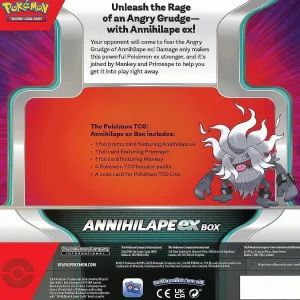 Oriental Trading Playing Cards*Pokemon Tcg Annihilape Ex Box 4 Booster Packs Promo Trading Card Game