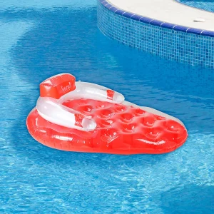 Pool Central 65'' Red And White Inflatable Strawberry Pool Water Lounge Float<Oriental Trading Store
