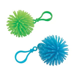 Oriental Trading Fidget Toys & Spinners*Porcupine Ball Backpack Clips - 12 Pc.