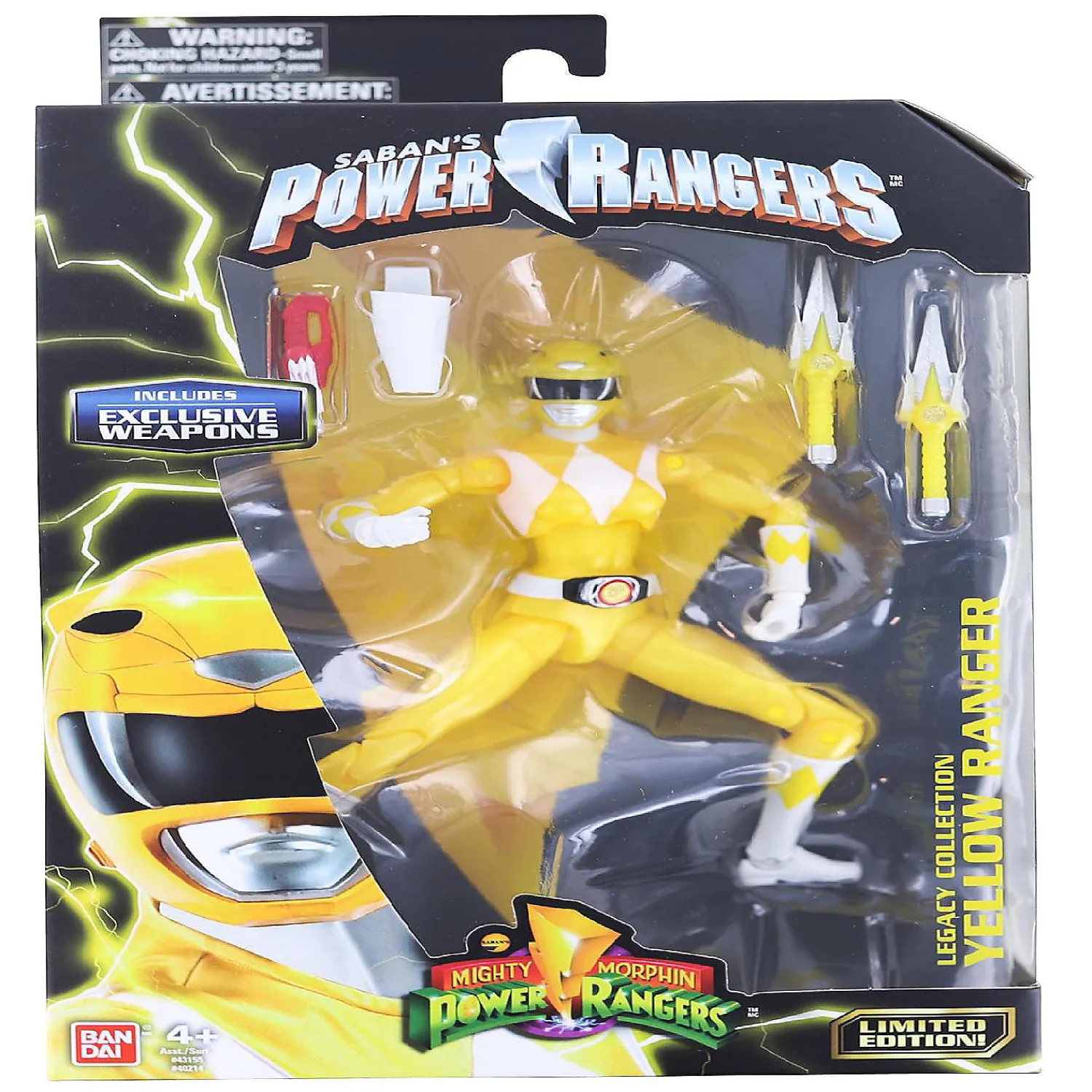 power_rangers_legacy_coll_0.webp Oriental Trading Character Toys*Power Rangers Legacy Collection 6.5 Inch Action Figure Yellow Ranger