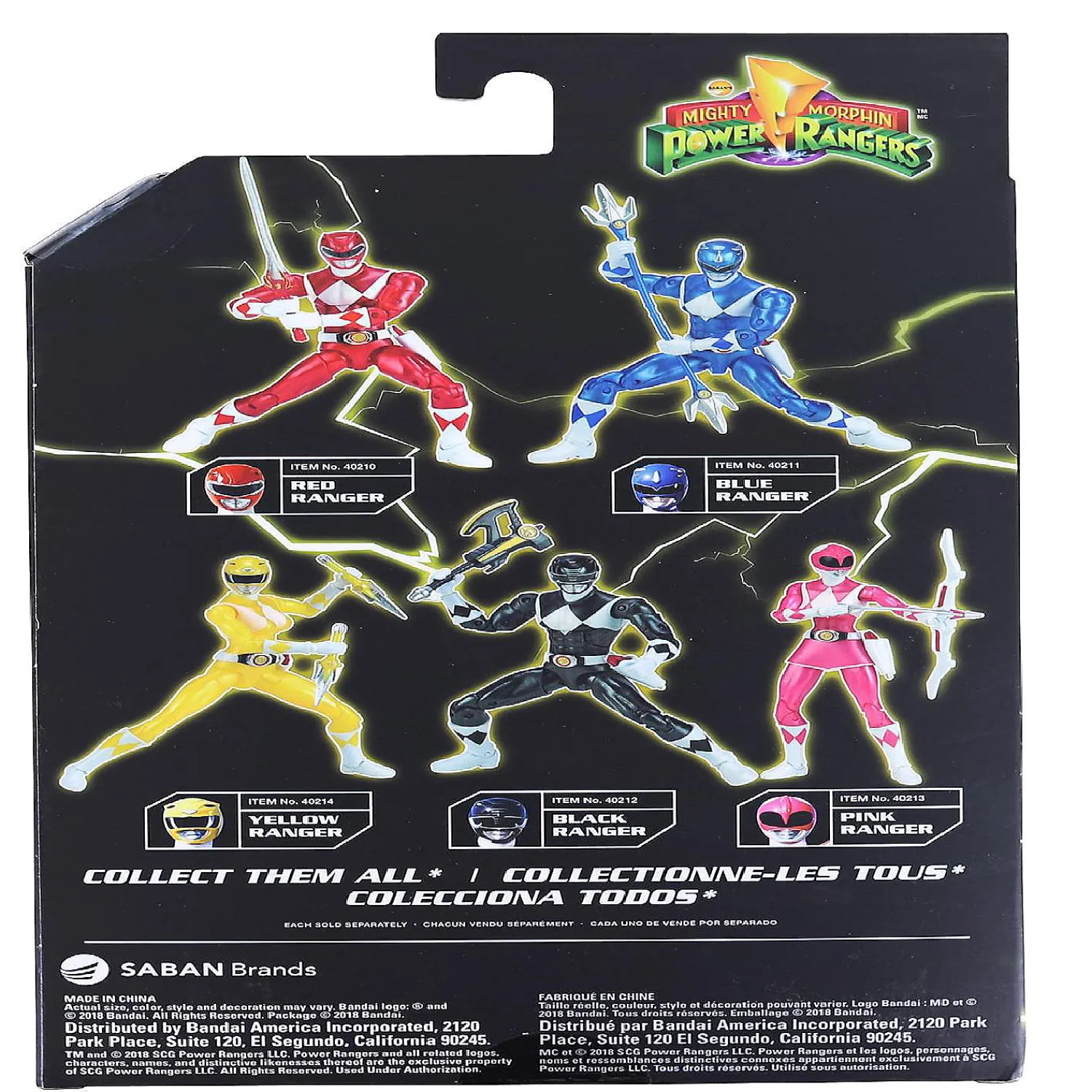 power_rangers_legacy_coll_1.webp Oriental Trading Character Toys*Power Rangers Legacy Collection 6.5 Inch Action Figure Yellow Ranger