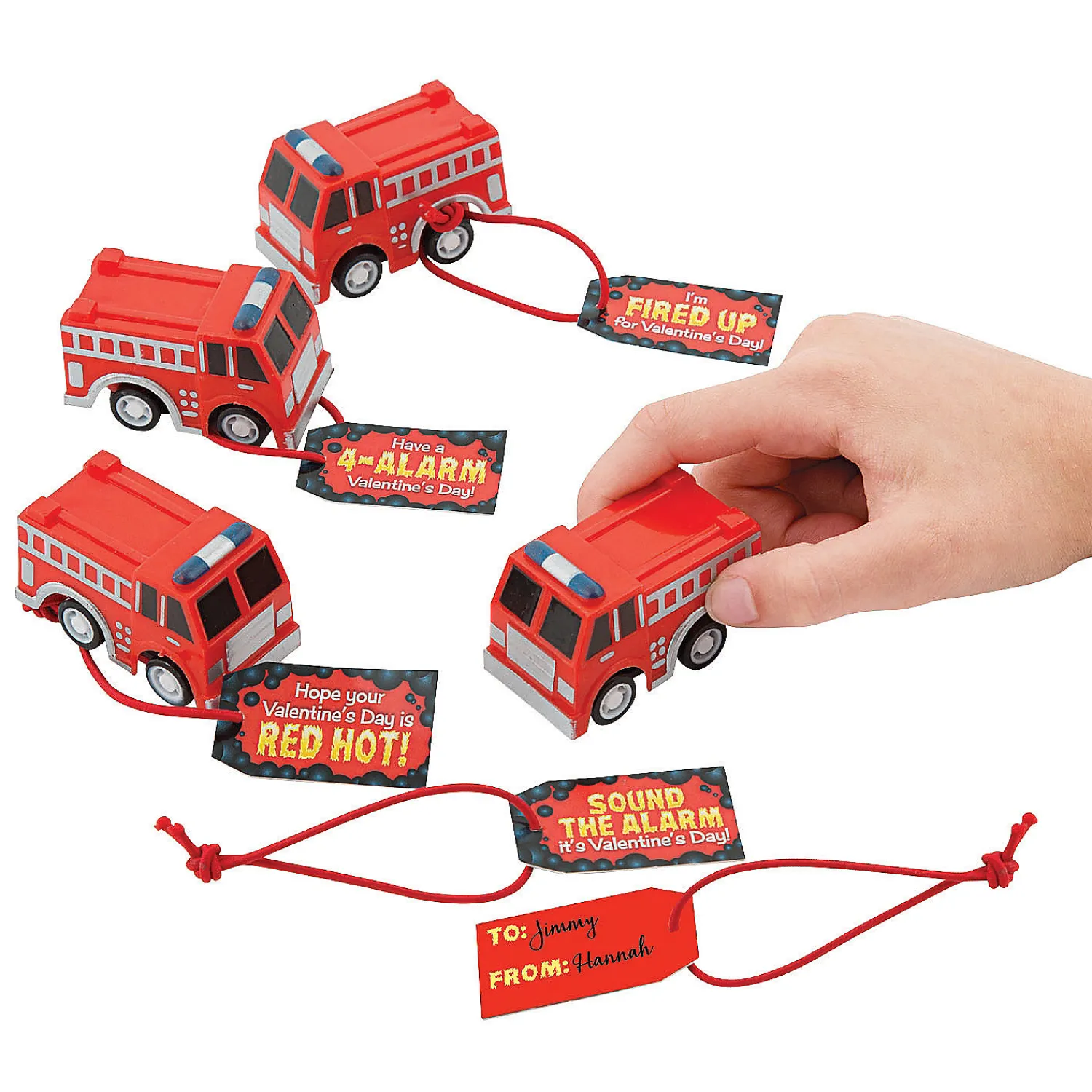 pullback_fire_truck_valen_0.webp Oriental Trading Toy Cars*Pull-Back Fire Truck Valentine Exchanges With Card For 12