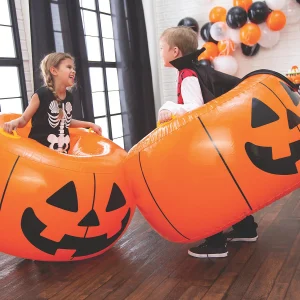 Pumpkin Inflatable Body Bopper Set<Oriental Trading Cheap