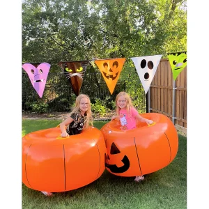 Pumpkin Inflatable Body Bopper Set<Oriental Trading Cheap