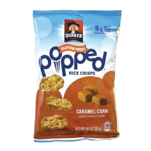 Quaker Popped Rice Crisps Caramel Corn, .67 Oz, 60 Count<Oriental Trading Shop